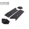 T-Bone Racing Noir ARRMA Kraton Suspension Arrière Bras Plat A-Skids Set