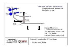372383 Exclusivité T-Bone Racing Black DBXL-E XV4 Bumper Avant -T-Bone Racing Soldes TBO 37238 05 1200x800 1